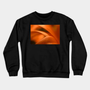 Orange flower petals Crewneck Sweatshirt